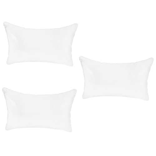 ibasenice 3pcs Inflatable Pillow Insert Transparent Camping Cushion for Relaxation Lightweight and Compact Design Easy to Inflate Deflate for Travel and Outdoor Activities