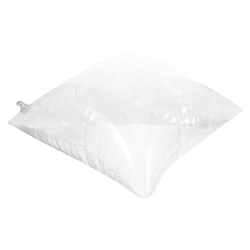 MAGICLULU Highly Transparent Inflatable Pillow DIY Packaging Air Bag Pillow Core Long Frame Portable Sofa (45cm*45cm) Foam Cushion Bowl Camping Pillow Case Foldable Bed Pvc