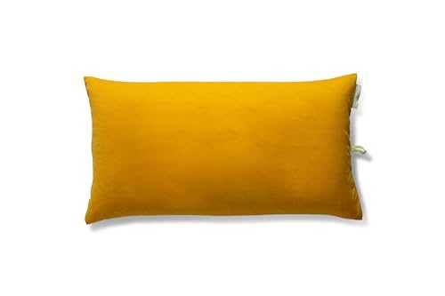 NEMO Equipment Fillo Elite Luxury Pillow | Inflatable Pillow for Travel, Backpacking, and Camping, One Size - Mango/Citron
