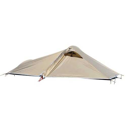 Lightweight Tents for Backpacking | Windproof Sturdy Camping Tent with Aluminum Poles,1 Person Portable Canopy, Lightweight Outdoor Shelter for Camping, Hiking, Fishing