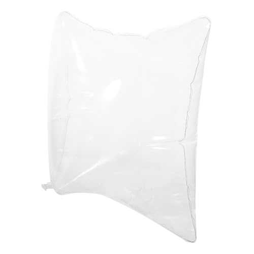 Amosfun Clear Inflatable Pillow Insert for Camping and Pool Use Comfortable Inflatable Cushion with Versatile Ideal for Outdoor Adventures and Relaxation