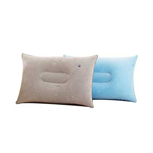 Inflatable Camping Pillow Air Blow Up Cushion Soft Travel Pillow for Beach Backpacking 2PCS Inflatable Travel Pillow Camping Pillow Blow up Pillow Travel Pillow Cushion Air Blow up Pillow for Beach