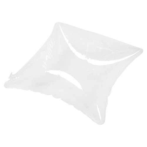 Zerodeko Clear Inflatable Pillow Insert Lightweight Camping Cushion Air Inflated Throw Pillow for Outdoor Use Portable Travel Pillow for Camping Hiking and Picnics