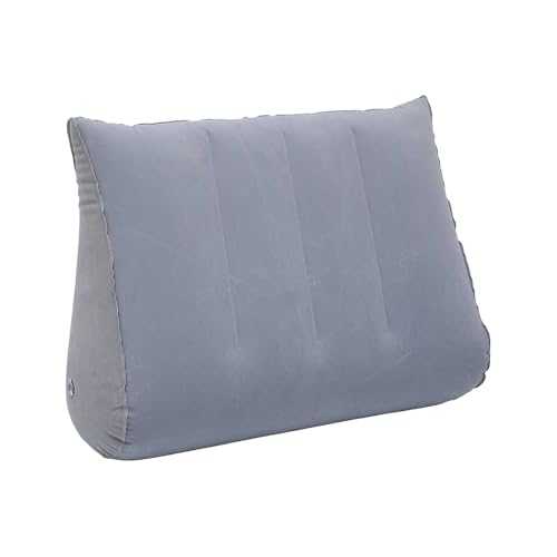 Huayeex Sleeping Wedge Pillow for Adults | Inflatable Portable Camping Pillow | Body Positioner, Reading Lumbar Cushion for Home Camping Yoga School Reading Beach Car Leg Elevation