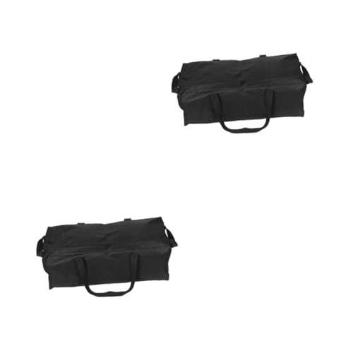 Yardwe Outdoor Storage Bag Sports Duffle Bag Camping Tool Storage Tent Accessory Bag Camping Storage Case Tent Bag Replacement Camping Tent Bag Folding Chair Bag Tent Carry Case Pvc Black