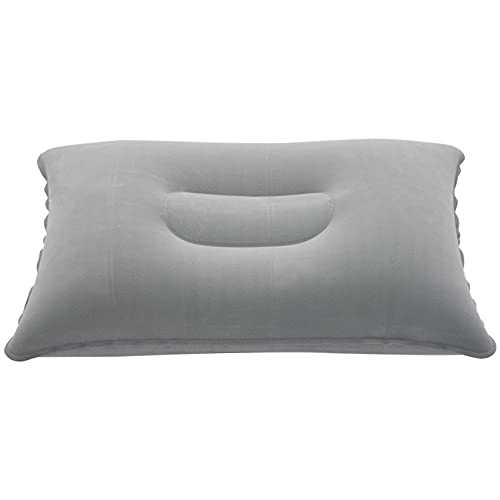Spactz Portable Folding Inflatable Pillow Double Sided Flocking Cushion For Travel Plane Hotel Hot Worldwide Light