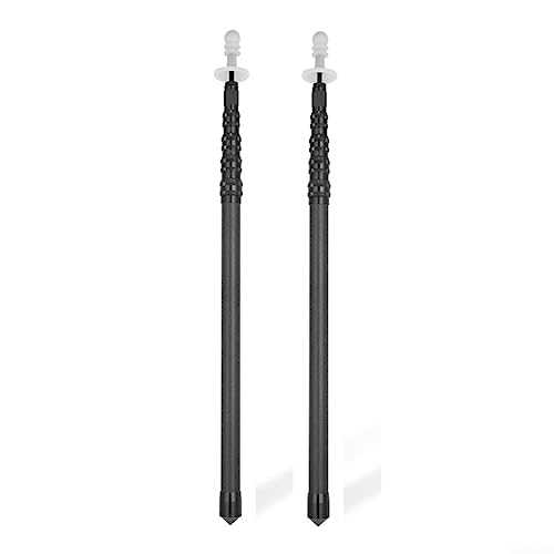 GSHUPIOU Telescopic Tarp Poles，Adjustable Tent Poles Sliding Telescopic Poles for Canopy and Awning Compact and Easy to Carry