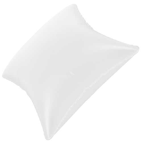 OUNONA Transparent Inflatable Pillow Comfortable Camping Cushion for Travel Sofa Office Outdoor Use Water Resistant Portable Back Support Pillow Insert