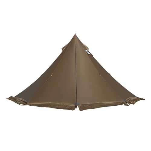 Hill Zero Rheum Nobile 4-6 Person Ultralight Tipi Hot Tent with Stove Jack, Rheum Nobile, 3000mm Waterproof Camping Backpacking Hiking