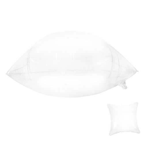 GLSTOY Inflatable Pillow Insert Transparent Air Filling Pillow Core for Camping Travel and Outdoor Use Water Resistant Portable