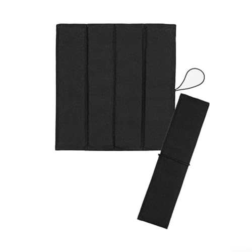 Compact and Portable Waterproof Cushion for Outdoor Adventures like For Camping and Fishing (Black)