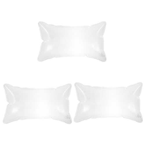 Gatuida 3pcs Highly Transparent Inflatable Pillow DIY Packaging Air Bag Pillow Core Long Frame Portable Sofa (45cm*45cm) Camping Pillows for Adults Decor Cushions Pvc