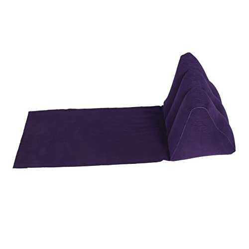 BCOATH Portable Inflatable Cushion Durable PVC Flocking Beach Mat for Outdoor Relaxation Camping and Concerts Comfortable Rest Cushion for and Clean
