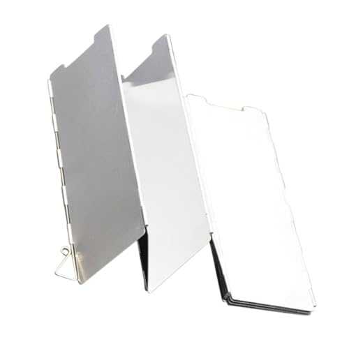 Gogogmee Portable Windscreen for Camping Stove Bbq Windboard Gas Cooker Windscreen