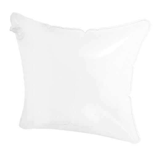 NUSITOU Transparent Inflatable Pillow Inserts | 40cm x 40cm PVC Air Filling Cushion | Portable Throw Pillow Core for Camping Sofa and Couch Use | Foldable and Convenient