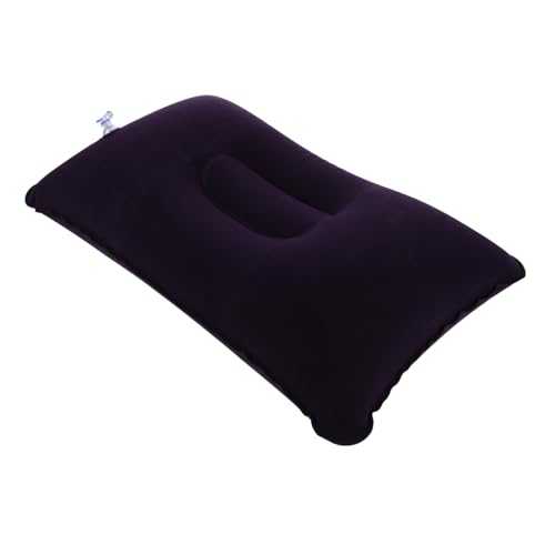 WOONEKY 2PCS Inflatable Camping Pillow Ergonomic Travel Neck for Hiking Backpacking and Napping Portable Design for Airplanes and Outdoor Rest