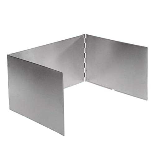 Outdoors Stove Windshield Camping Cooking Windscreen Folding Camping Cooker Stove Wind Screen