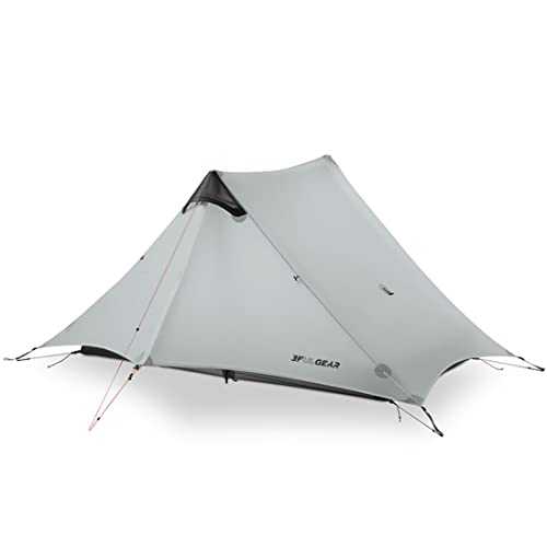 3F UL Gear Lanshan Ultralight 3/4 Season Camping Tent with Garden Camping and Hiking Shelter Feature