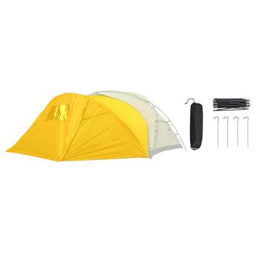 HLBEST Extended Front Camping Tent For Backpacking Mountaineering With Sun Protections And Breathable Meshes Designs