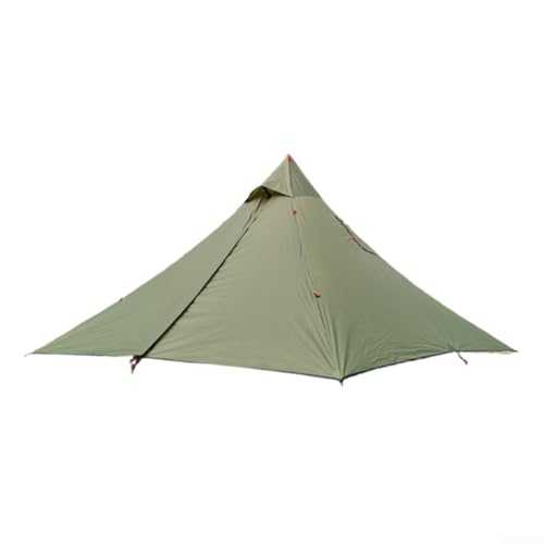 Niceminiwall Four-corner tent, pyramid tent, warm, suitable for multiple people,Rugged Pyramid Tent with Waterproof Fabric Weather