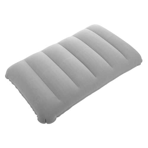 KOMBIUDA Camping Pillow Inflatable Lightweight Square Pillow for Backpacking Portable Ergonomic Flocking Surface