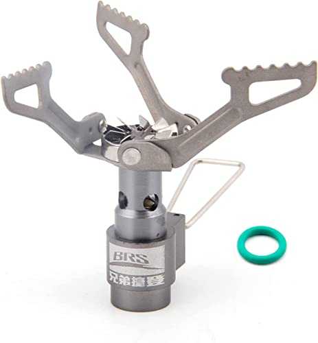 BRS 3000T Stove Portable Propane Camping Stove Ultralight Titanium Backpacking Stove Gas Burner Camp Stove only 25g (BRS-3000T Stove)