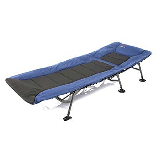 LMJ Folding bed 80CM Widening Folding Camping Cot – Deluxe Collapsible Single Person Bed In A Bag W/Pillow for Indoor & Outdoor Use Portable (Color : Blue)