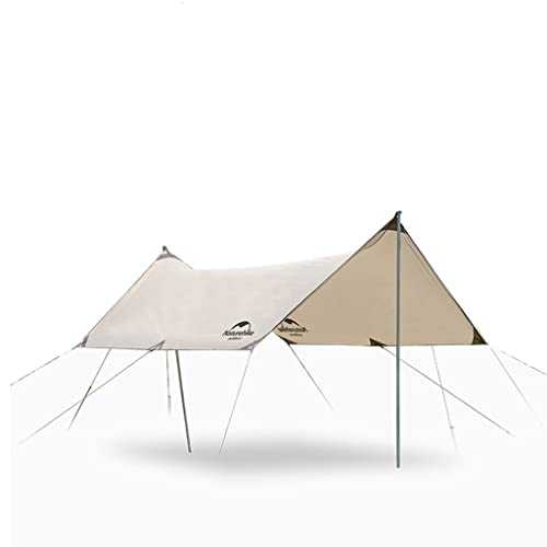 MekUk Awnings Tent Sun Shelter,Portable Lightweight Waterproof Windproof Snowproof Camping Shelter for Snow Sunshade for Camping Outdoor Travel