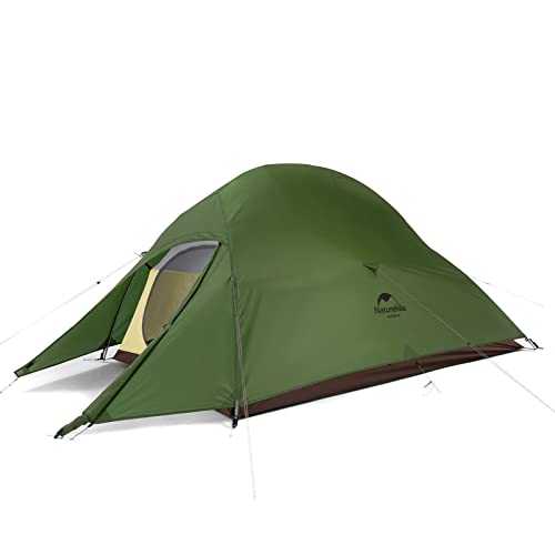 Naturehike Cloud Up 2 Camping Tent for 2 Men Person 3-4 Season Waterproof and Windproof Ultralight Tent for Outdoor Hiking Mountaineering