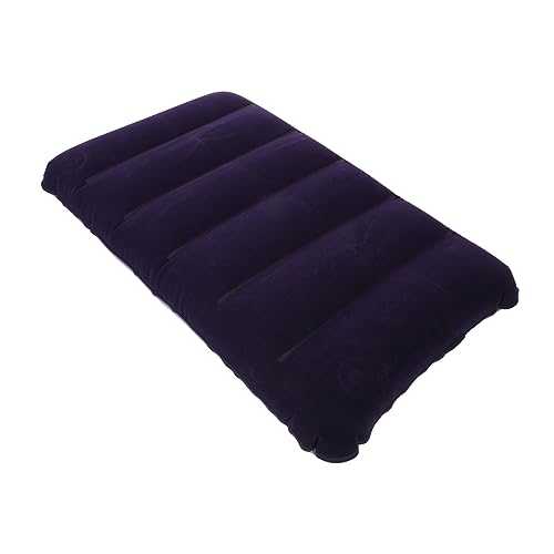 HEMOTON Inflatable Sleeping Pillow Breathable Travel Office Nap Cushion Compact Backpacking Pillow for Outdoor Camping Portable Comfortable Design for All Seasons