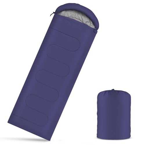 OBTANIM Camping Sleeping Bags Portable Waterproof Sleeping Bag for Adults Kids 4 Seasons Winter, Fall, Spring, Summer Backpacking Hiking Camping Mountaineering Indoor Outdoor Use