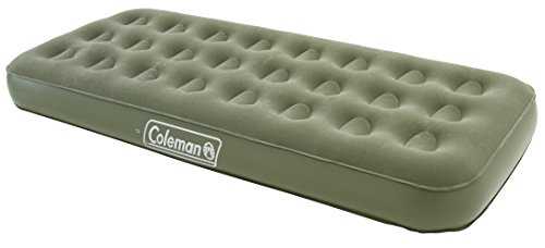 Coleman Airbed Maxi Comfort Bed Single, Camping Mat, Flocked Air Bed, Inflatable Air Mattress, Blow Up Bed for Indoor and Outdoor Use, 198 x 82 x 22 cm, supports max. 148 kg