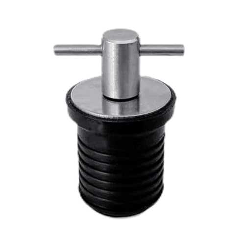 T-Handle Drain Twist-Turn Marine Boats Drain s Rubber s With Brass Handle Boats Marine Accessories Boat Accessories Marine
