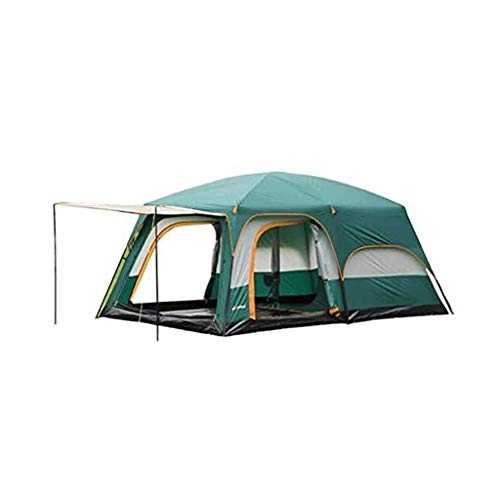 LLSS Tent Windproof Outdoor Camping Tent Outdoor Inflatable Tent 10people Two Room one Hall Oversized Tent Suitable for Camping