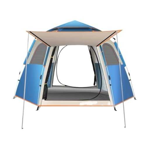 Tent Outdoor Portable Folding Tent, Fully Automatic Hexagonal Tent, Thickened Sunscreen Outdoor Camping Tent Camping Tent