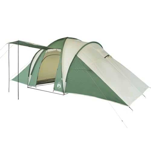 Camping Tent 6-Person Lightweight Dome Tent Blackout Fabric Waterproof vidaXL