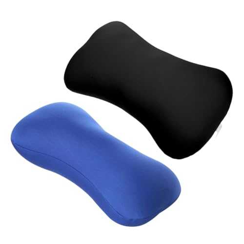 Happyyami 2Pcs Portable Camping Pillow Set Comfortable Neck Cushion for Office Naps Travel & Outdoor Use & Royal Particle Design