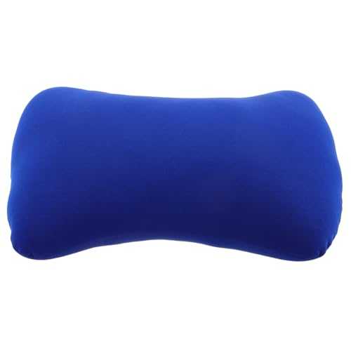 Happyyami Mini Travel Pillow Memory Foam Bone Pillow for Neck Lightweight Washable Spandex Fabric