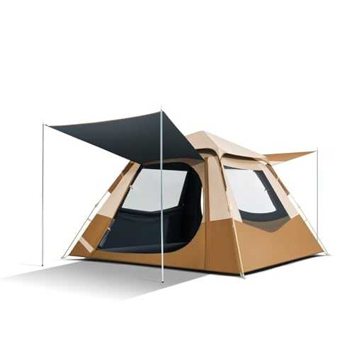NEONMAN Pop up Tent, Camping Tent 360° Breathable UV-resistant Waterproof Windproof Privacy-enhancing and Automatic Quick-opening, Suitable for Camping