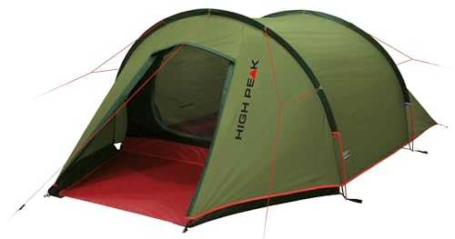 High Peak Kite 2 Tent Kite 2 - pesto/red,