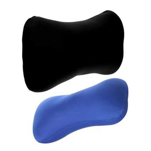 UPKOCH 2Pcs Portable Neck Pillow Ergonomic Car Headrest Cushion for Office Camping Particle Filling for Comfortable Lightweight Travel Friendly Design