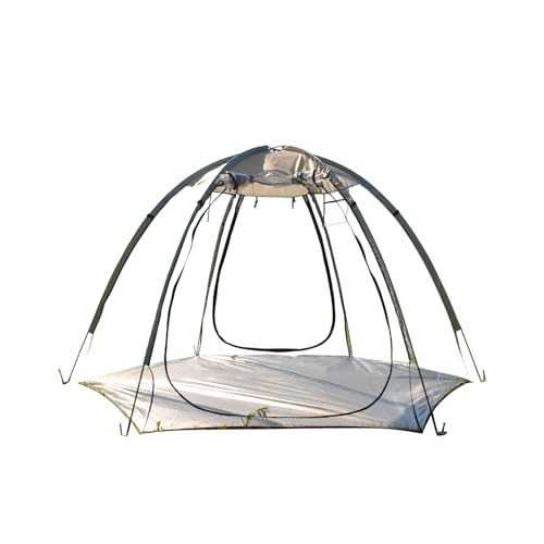 Igloo tent, Transparent Tent for 5-6 Transparent Tent, PVC Double Layer Tent, Compact Tent for Party, Outdoor Garden, Courtyard, Backyard, Room, Greenhouse, Camping