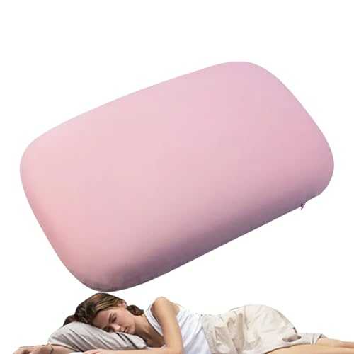 Small Camping Pillow | Ergonomic Headrest - Soft Foldable Cooling Memory Foam Pillow for Travel, Camping, Hotel, Flight, Home, Outdoors