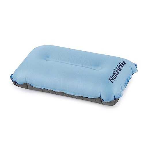 Naturehike Camping Cushion, Travel Cushion, Beach Cushion, Lumbar Cushion, Self-Inflating Cushion, Camping Accessories, Lightweight and Portable, Suitable for Camping, Beach, Travel, Motorhome, Office