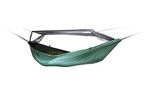 DD Hammocks Travel Hammock/Bivi - Insect Proof Camping Hammock And Ground Shelter Multi-Use With Fine Bug Mesh For Hiking Adventure