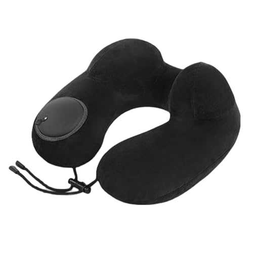 GMBYLBY Press To Inflate Form Neck Pillow For Long Journey & Relaxation Light Weight Inflatable Travel Head And Neck Cushion