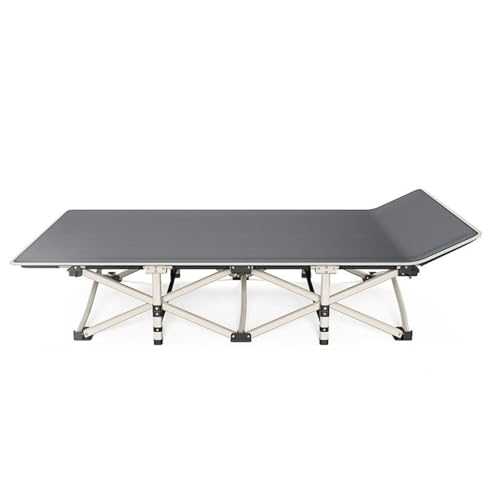 GXXINGIN Portable Folding Bed，Camping Cots,Folding Bed Home Folding Sheet Single Office Lunch Break Bed Leisure Convenient Recliner Outdoor Camping Folding Bed Portable Outdoor Folding Bed for Camp H