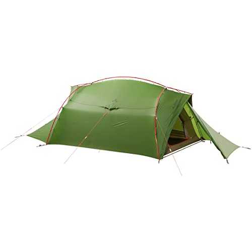 VAUDE Mark 3P 142124000 3-Person Tent Versatile 3-Person Tent Very Wind Resistant Green One Size