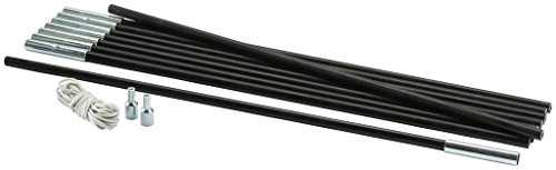 Tent Poles Fibreglass Universal Black
