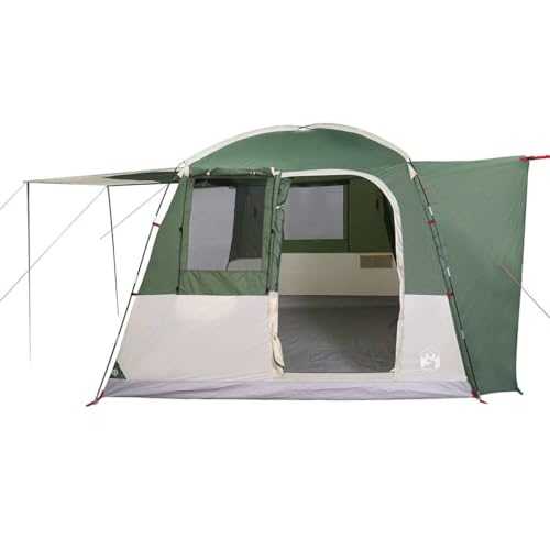vidaXL Car Tent 4-Person Green - Waterproof Outdoor Camping Home for Festivals, Hiking, Road Trips - 314x314x240 cm